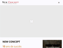 Tablet Screenshot of newconcept.ma